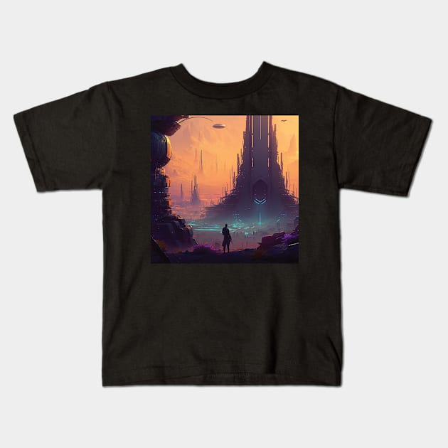 coliseum Kids T-Shirt by Trontee